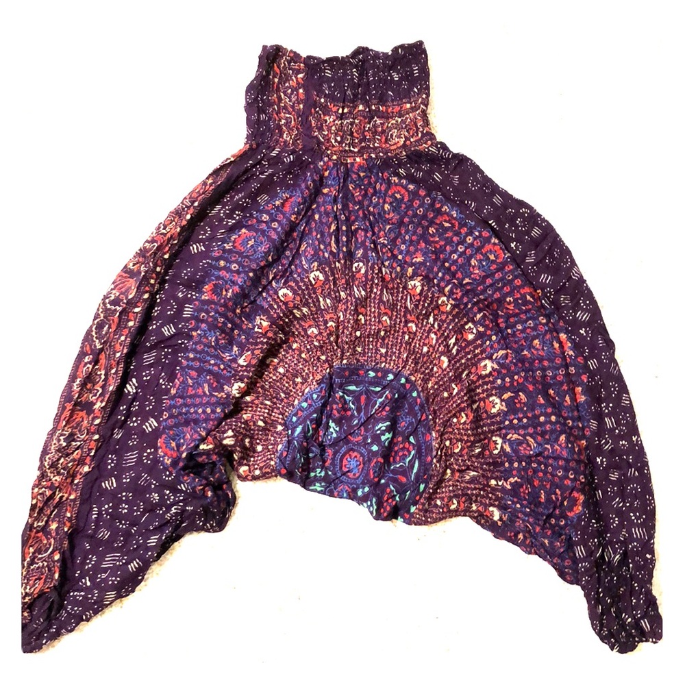 Multicolor Authentic Harem Pants